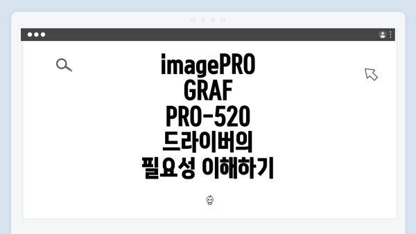 imagePROGRAF PRO-520 드라이버의 필요성 이해하기