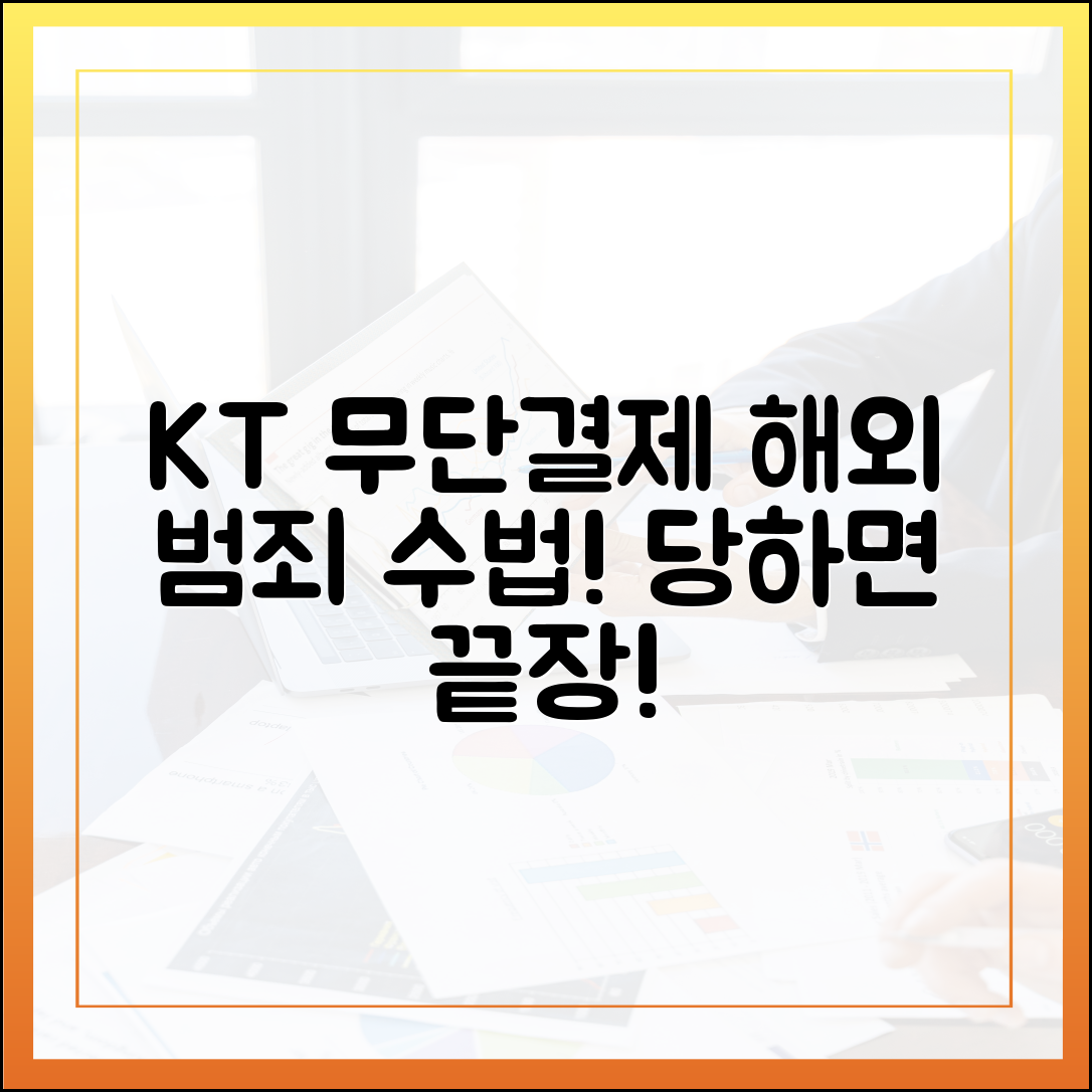 KT 무단결제, 해외 범죄 수법 마스터!