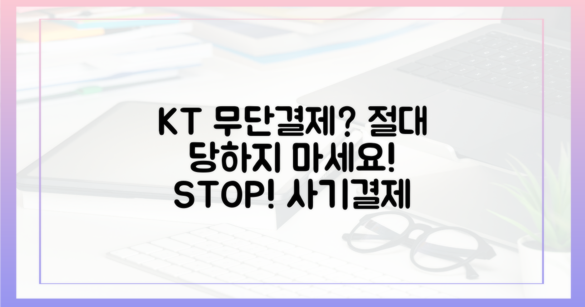 KT 무단결제, 절대 당하지 마세요!