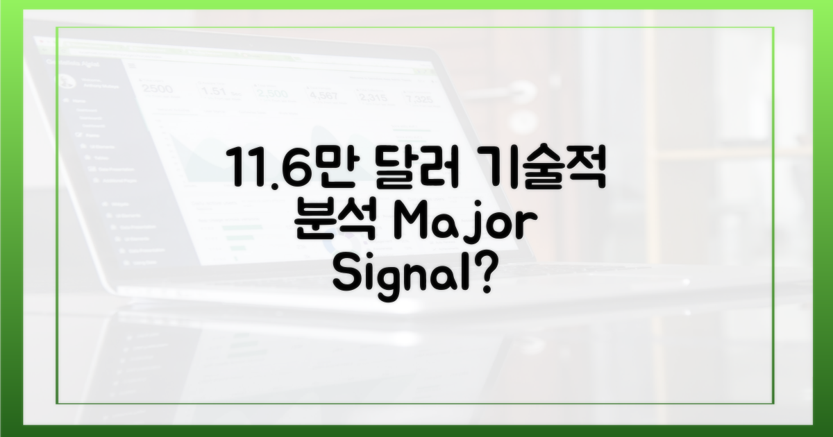 기술적 분석: 11.6만 달러의 의미