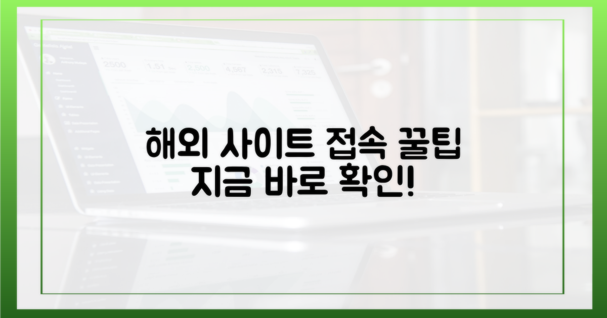 해외 사이트 접속 꿀팁