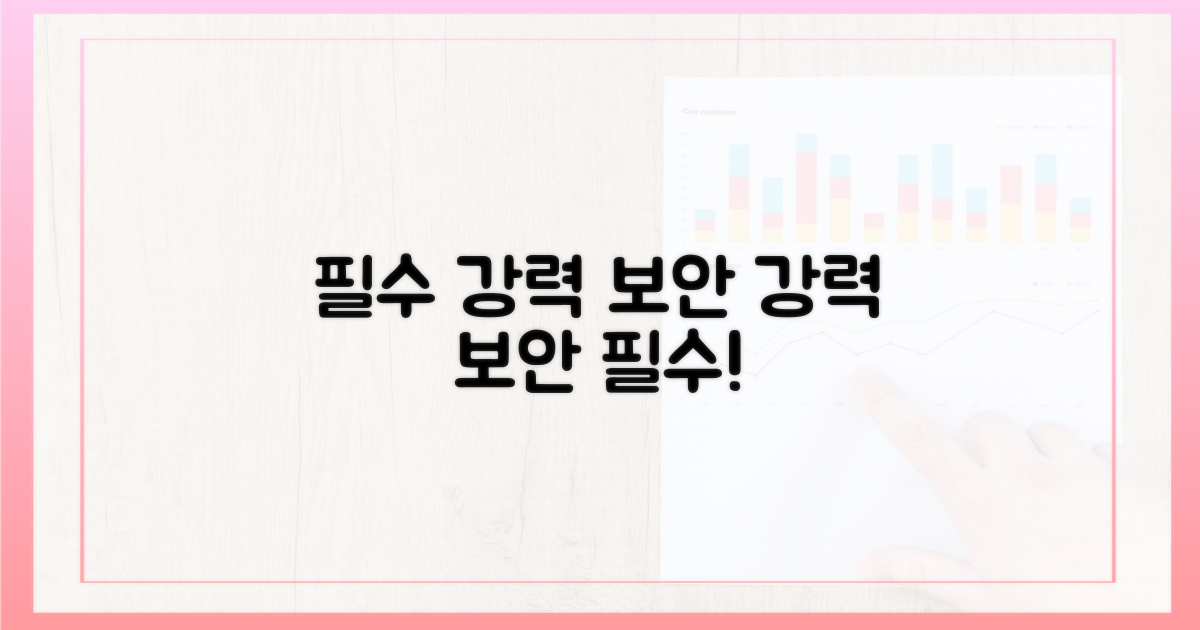 강력한 보안, 필수 조건