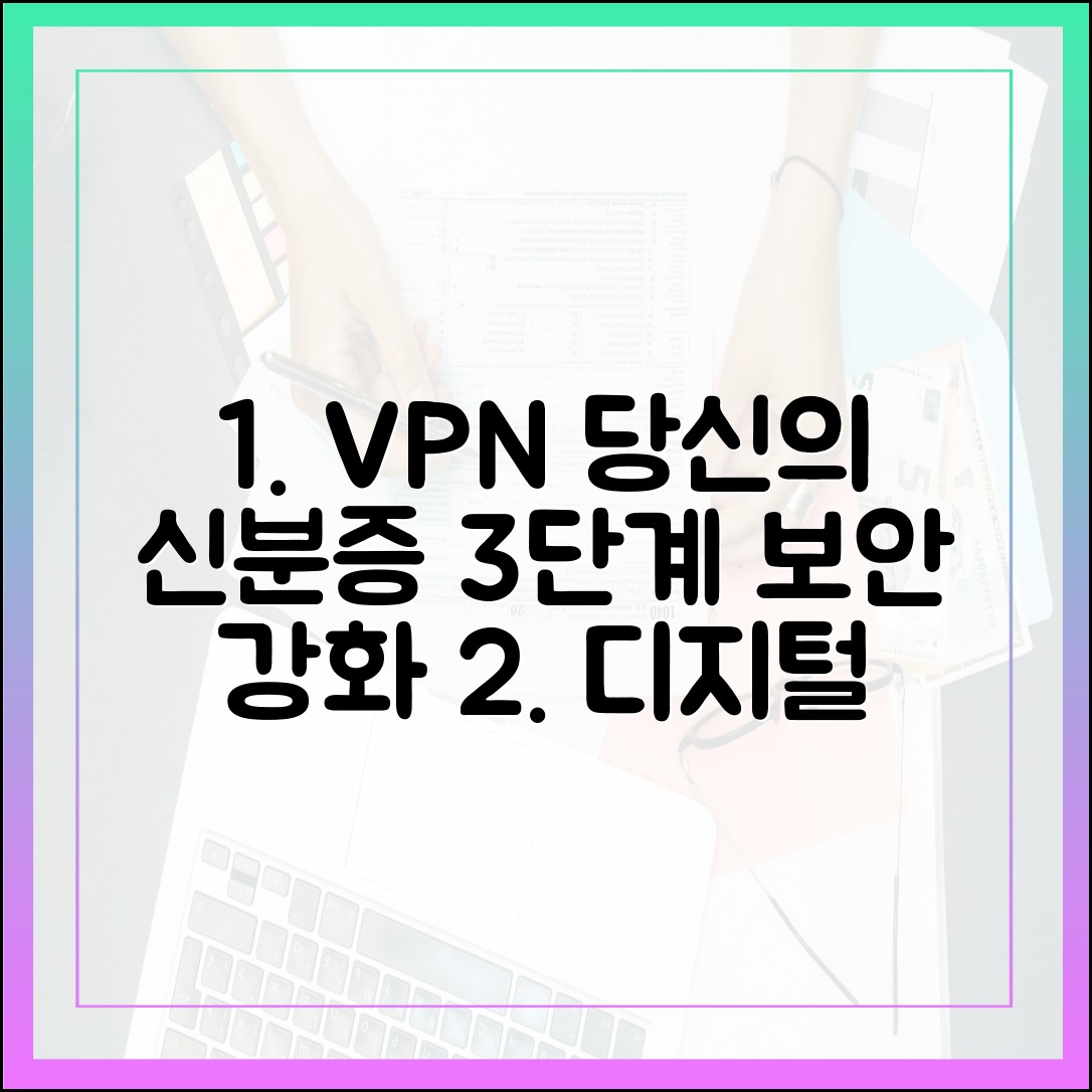 VPN: 당신의 디지털 신분증 보호 3단계
