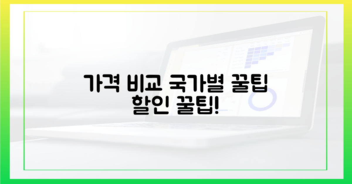 가격 비교, 국가별 할인 꿀팁