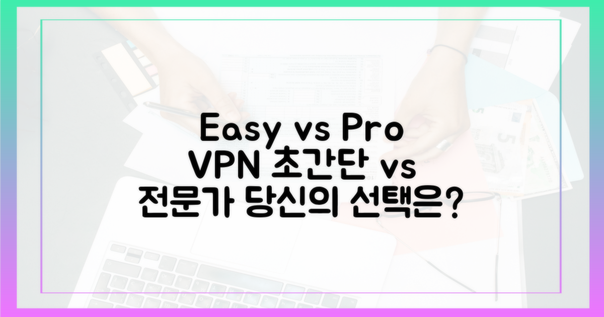 쉬운 VPN vs 전문 VPN