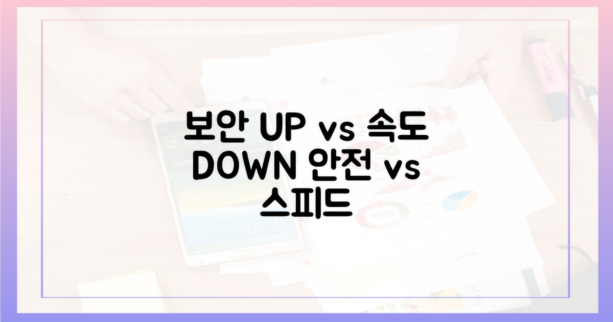 보안 강화 vs 속도 저하