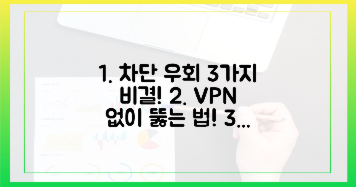 3가지 차단 우회 비결