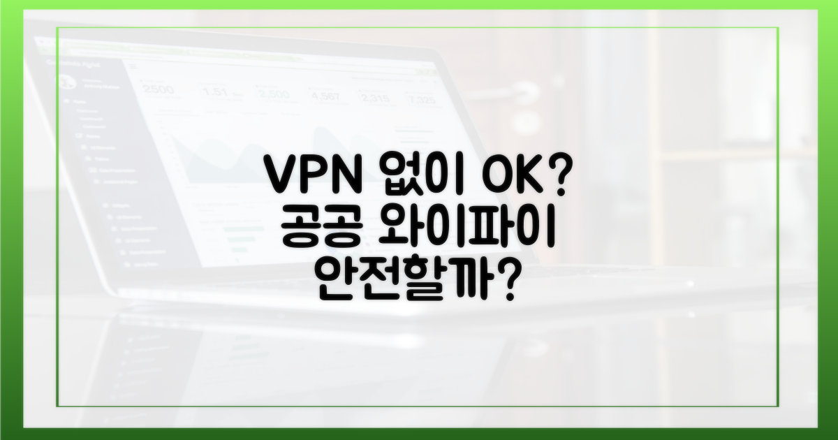 공공 와이파이, VPN 없이 괜찮을까?