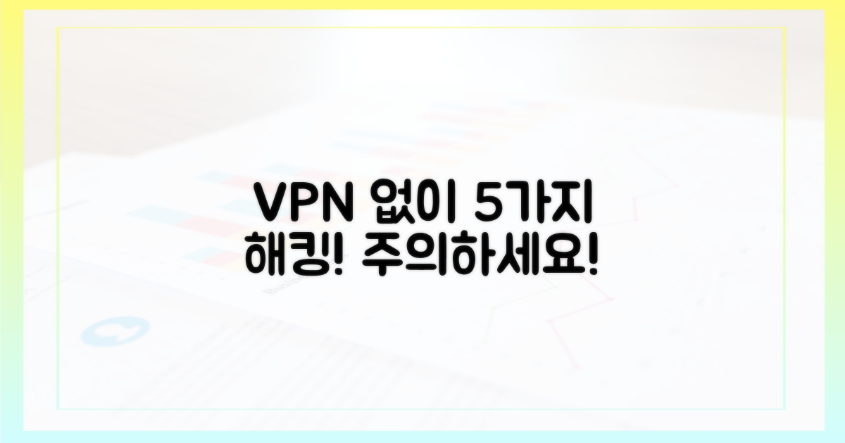 5가지 해킹 기법, VPN 없이 노출