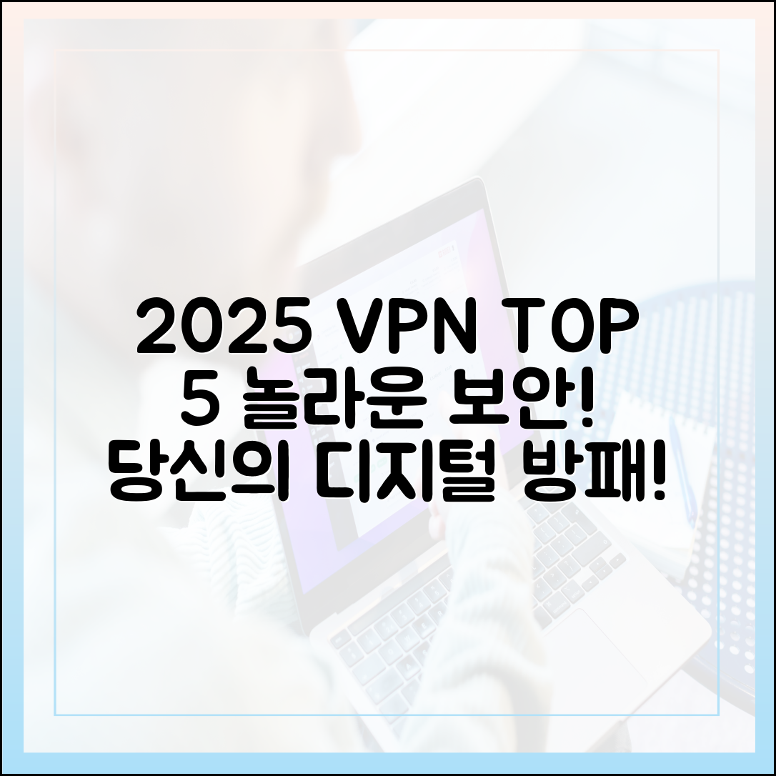 2025년 VPN 5가지, 놀라운 보안!
