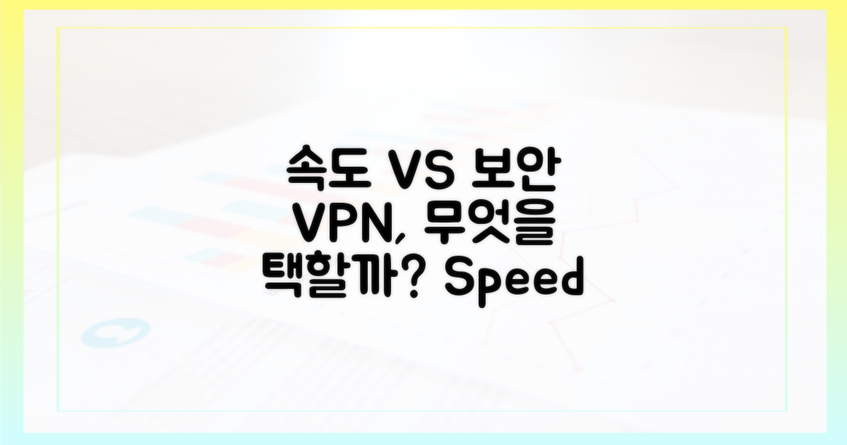속도 우선 vs 보안 우선 VPN