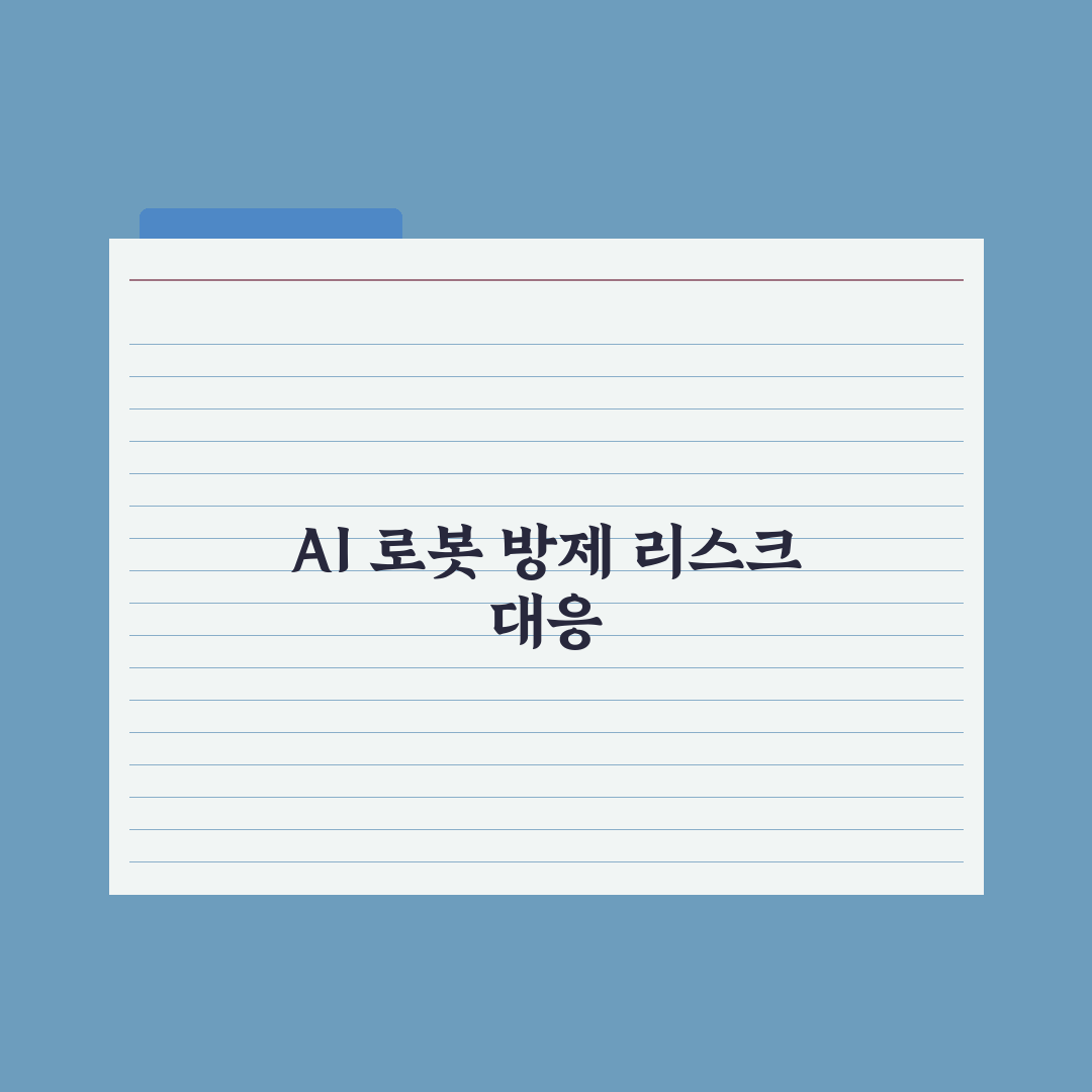 해경청, AI 로봇 기술로 해양오염 대응체계 강화 추진 총정리: 5대 핵심