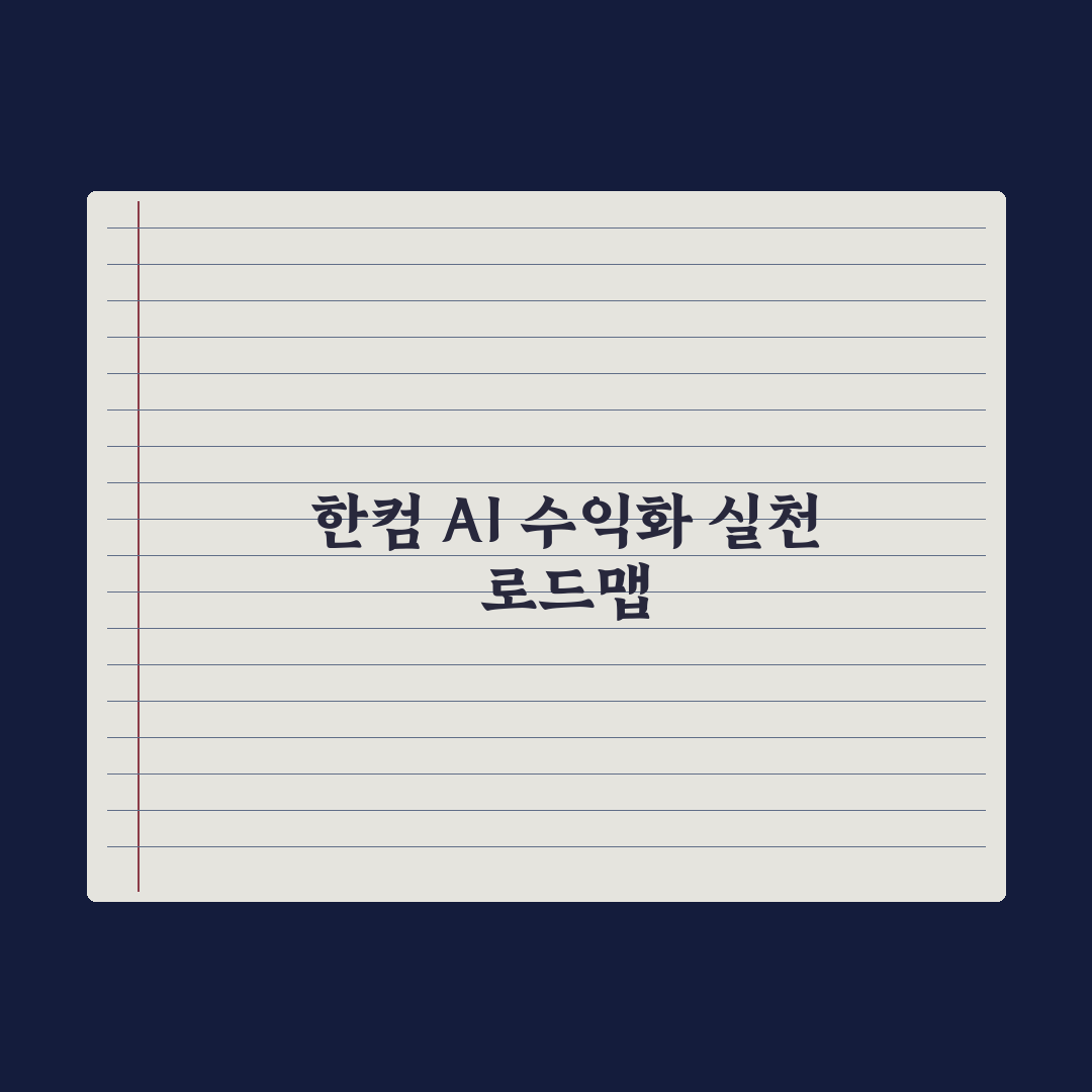 36년 만에 간판 바꾼 한컴 AI 수익화 심층분석, 전문가의 3대 전략