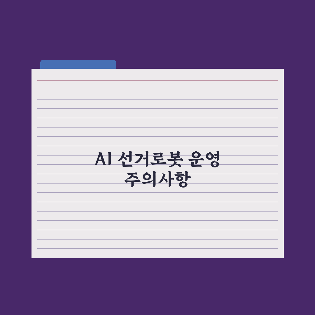 눈길 사로잡는 AI 선거홍보로봇 심층분석, 업계 전문가가 검증한 7가지 핵심 전략