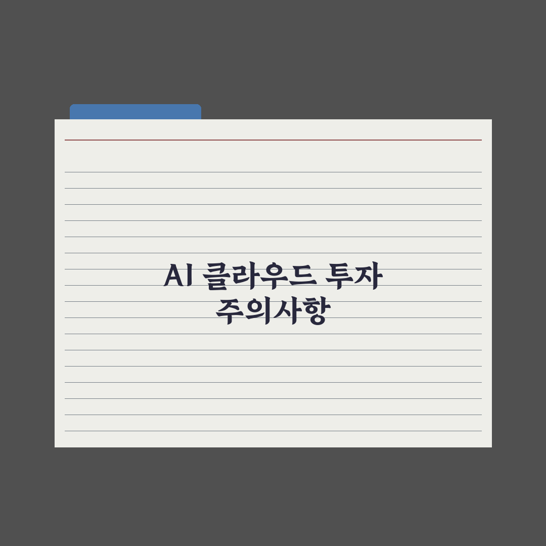 구글·블랙스톤 7.5조 AI클라우드 심층분석, 엔비디아 흔들 3가지 변수